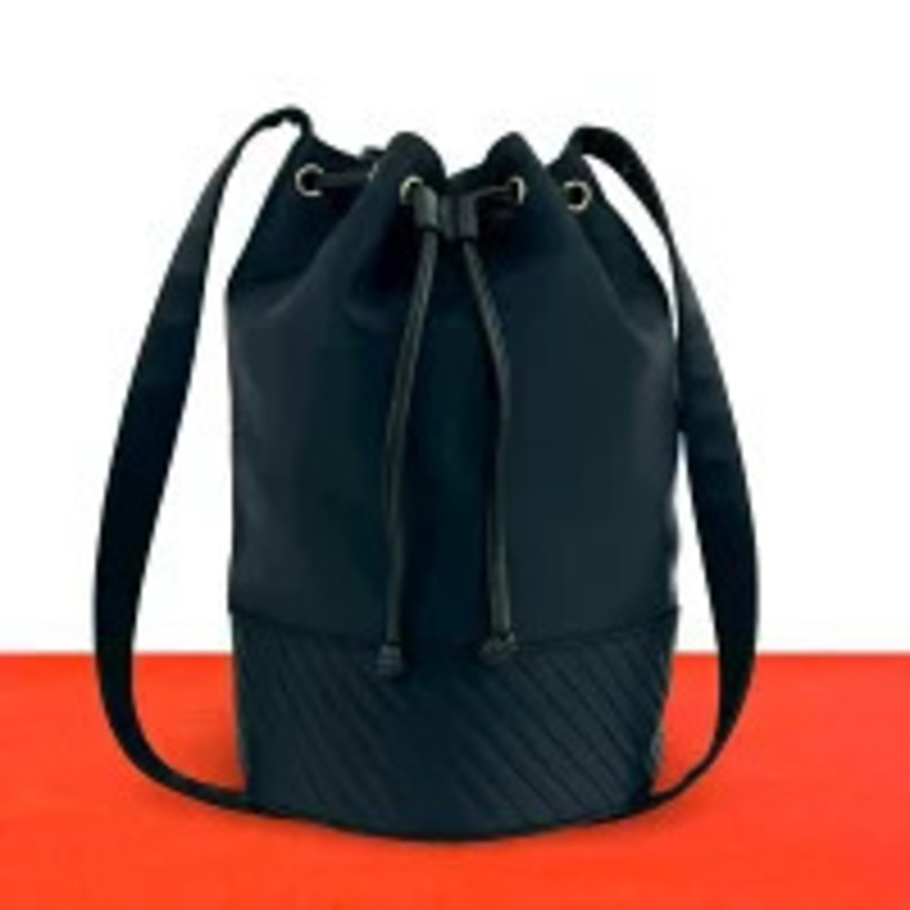 Saint Laurent Le Cinq A Sept Leather Hobo Shoulder Bag Blue